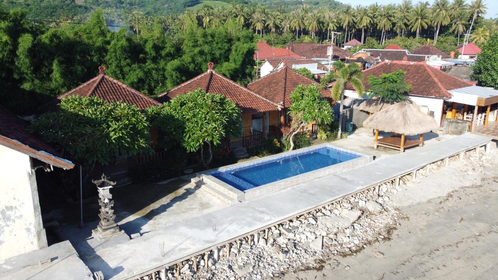 Krisna Bungalows And Restaurant Sekotong Exterior photo